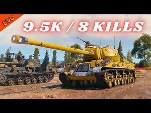 T28 Prototype 9.5K Damage 8 Kills Tank Destroyer Madness WoT Gameplay