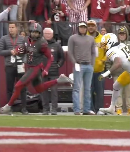 #Oklahoma WR Isaiah Sategna with an 87-YARD TD from QB John Mateer against Missouri 🔥 #shorts