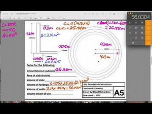 Estimating Concrete Volumes for a Silo