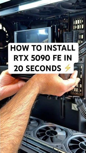 How to Install RTX 5090 Founders Edition on Gigabyte AORUS MASTER X870E (Quick Guide) #techtips