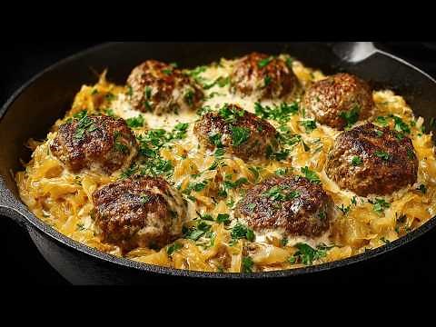 Stop Scrolling 🫷Make This Ground Beef and Cabbage Tonight! 👌One Pan Recipe!