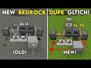 NEW 26.20 BEST DUPLICATION GLITCH in Minecraft Bedrock!