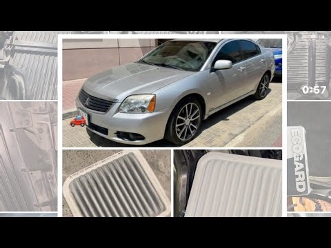 How to change the Engine Air Filter in a Mitsubishi Galant 2012/2013 DIY