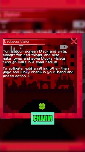 Discover the Power of Ladybug Vision in Minecraft!