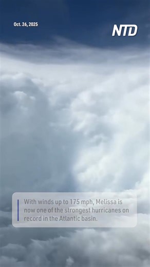 12K views · 59 reactions | Video captures the stunning view of the inside of Hurricane Melissa as it makes landfall in Jamaica. | NTD Life | Facebook