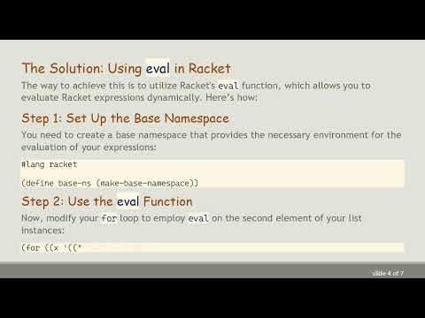 Mastering eval in Racket: A Guide to Metaprogramming