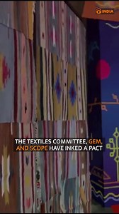 Textiles Committee, Government e-Marketplace (GeM), and Standing Conference of Public Enterprises (#SCOPE) have joined forces to promote upcycled textile products at Bharat Tex 2024 in New Delhi. This tripartite collaboration aims to transform textile waste and scrap into valuable, eco-friendly products. Let's embrace #sustainability and conscious consumption together! Ministry of Textiles, Government of India Piyush Goyal #SDG | #SustainableDevelopmentGoals | #BharatTex2024 | DD India