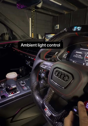 Audi SQ7 Steering Wheel Customization with R8 Features