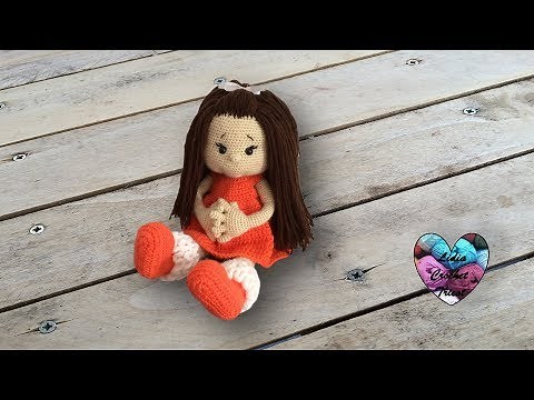 Paula doll crochet amigurumi (English subtitles) 1/2