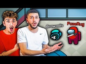 FaZe Rug teaches Brawadis how to play AMONG US... **999 IQ**