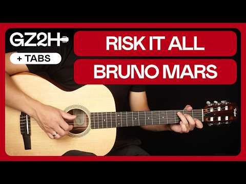 Risk It All Guitar Tutorial Bruno Mars Lesson |Fingerpicking Tutorial + TAB|
