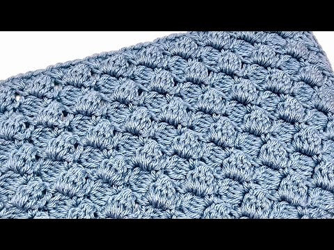 Crochet EASY Side Saddle Cluster Stitch - Crochet Pattern Tutorial