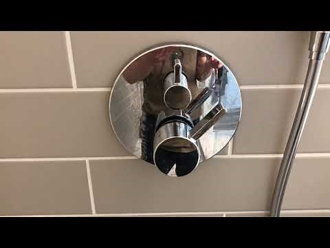 How to adjust max temperature on a hansgrohe shower valve
