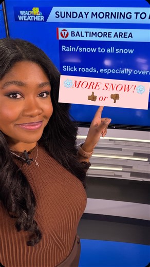 Forecast Update: 2/21/2026 @ 9:30 AM WBAL-TV 11 Baltimore #mdwx #marylandweather #weather #baltimore #baltimoreweather #wbalweather #meteorologist #dalenciajenkins #marylandwarmup #marylandsnow | Dalencia Jenkins