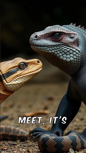 Komodo Dragon vs Python Reptile Royal Rumble