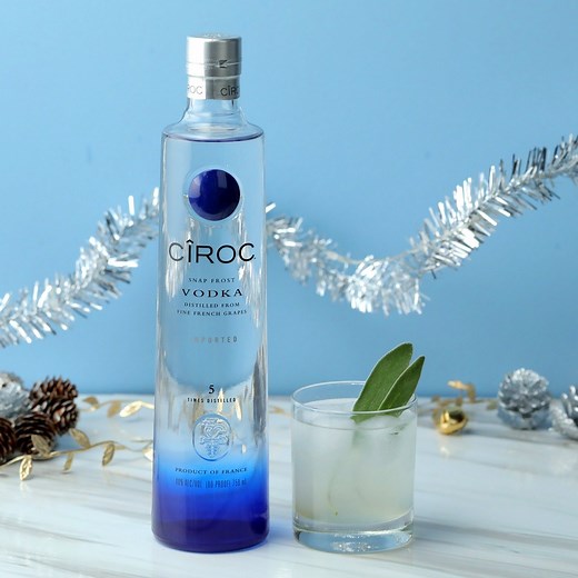There's no better way to enjoy the holidays than with this elegant and elevated Ginger Snap Frost Ciroc cocktail! Shop the ingredients you need now! Shop Now: https://bzfd.it/2UW0xFY | Tasty
