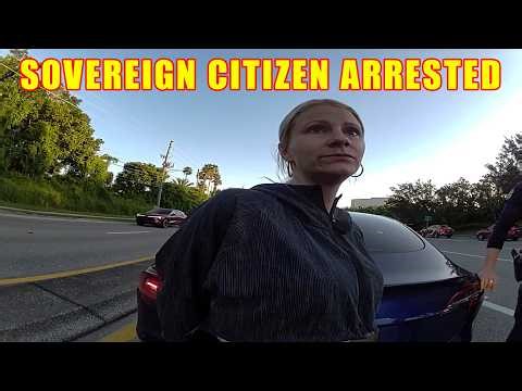 Argumentative Sovereign Citizen Arrested in Front of Her Daughter