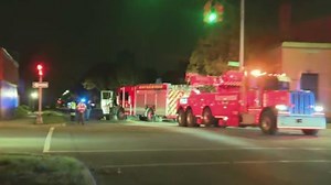 Detroit fire truck crashes into car, injuring 5 people including 4 firefighters