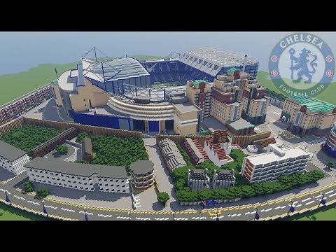 Minecraft Megabuild - Stamford Bridge (Chelsea FC) Cinematic + DOWNLOAD [TheLightz Official]