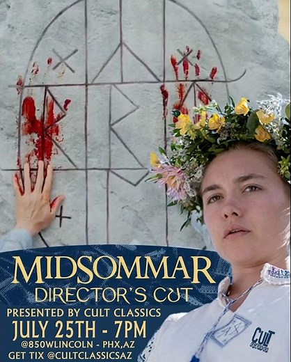 MIDSOMMAR THE DIRECTOR’S CUT Screens 7/25 in Phoenix #shorts #movies #midsommar #phoenix