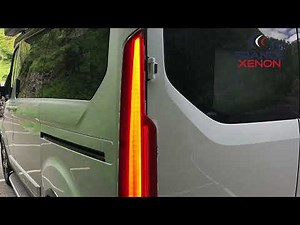 Feux arrière LED Ford Transit Custom - France-Xenon - Feux arrière LED défilant plug@play