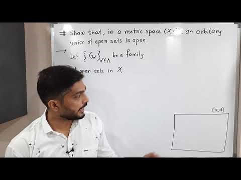Metric Spaces | Lecture 37 | Arbitrary Union of Open Sets is Open