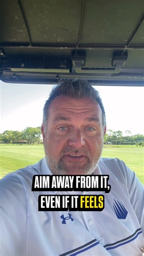 Aim Away From Trouble, Not Into It #golf #golfswing