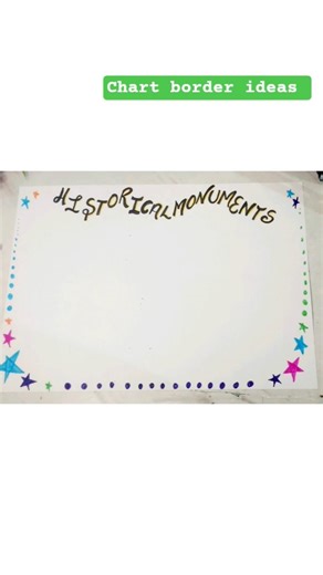 chart paper border decoration ideas || chart paper design ideas #pageborderdesign
