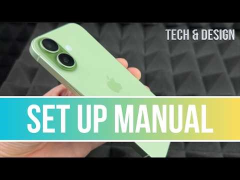 iPhone 17 Set Up Manual Guide