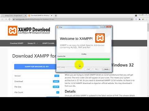 Download and Install XAMPP for Windows 32 Bit