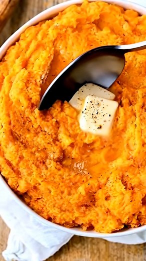 Mashed Sweet Potatoes Ingredients: 3 pounds (approx. 1.4 kg) sweet potatoes, peeled and cut into 1-inch (2.5 cm) cubes 4 tablespoons (≈ 60 g) unsalted butter ½ cup (120 ml) milk or half-and-half, warmed | Recipe For You