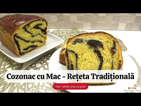Cozonac cu Mac Reteta Pas cu Pas