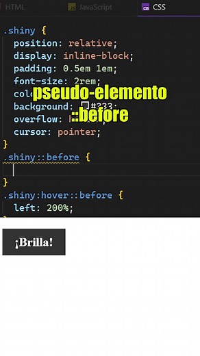 ¿Cómo funciona el pseudo-elemento ::before? . . #srspes #css #html #desarrolloweb | SrSpes