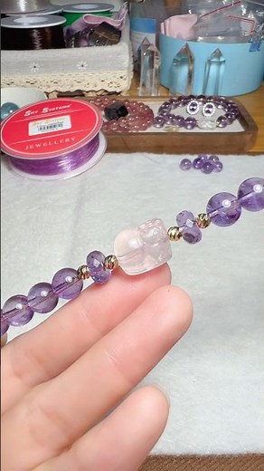 How to make bracelet with elastic round cords? #howto #diycrafts #handmade