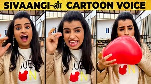 167K views · 68 shares | Cute Video: ❤️ Sivaangi-ன் Helium Gas Balloon Voice | CookuwithComali, Vijay | Behindwoods | Facebook