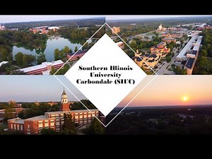 [4K] Aerial Panoramic View of Southern Illinois University Carbondale جامعة جنوب الينوي