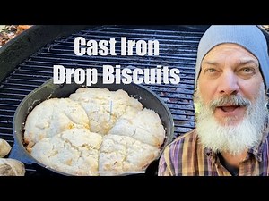 Cast Iron Drop Biscuits. Fluffy and Moist!