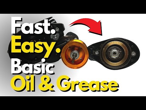 How to Oil and Grease Your Baitcast Reel - Basic Reel Maintenance