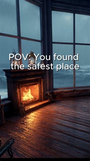 POV: Safe inside a lighthouse storm 🏮