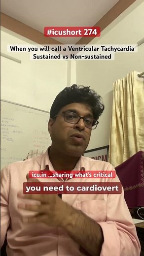 #icuhsort 274: Difference between sustained VT vs non-sustained VT #esbicm