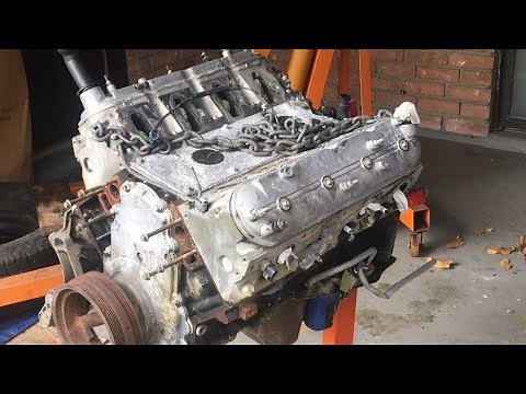 CHEVY LS 6.0 #ENGINE TEARDOWN | REMOVING ROCKERS, LIFTERS AND HEADS