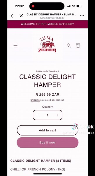 Welcome to Zuma Meatworks Online Store 🏬 your one-stop shop for premium quality hampers! Shop easily, quickly, and stress-free from the comfort of your home. Click the link in our bio and start your perfect hamper experience today!#zumameatworks