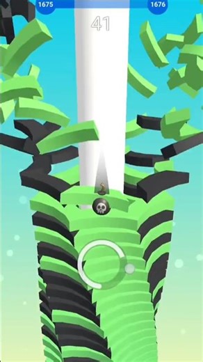 Stack ball 3d game -Crash Platform level#1675#viralvideo #gaming #games #freefire #trending #shorts