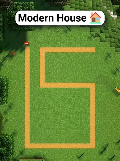 Modern House Building in Minecraft