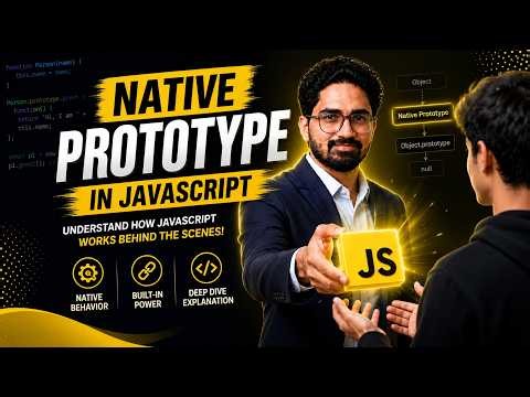 Native Prototype In JavaScript | JavaScript At Home | Prototype And Polyfill Playlist