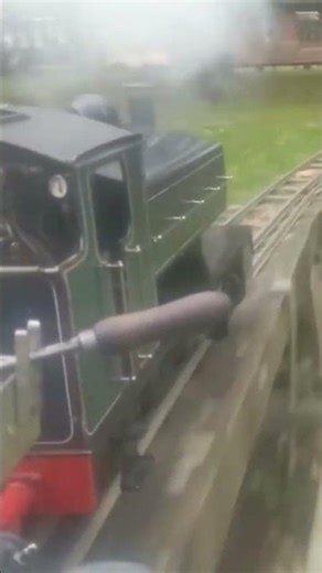 a ride on a 5 inch gauge simplex #machinist #steamengine #railway #locomotive #vintagemachines #rail
