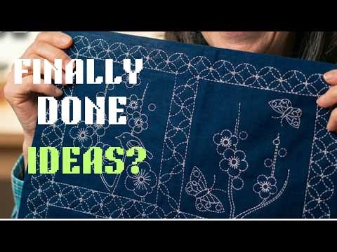 Sashiko Plum Tree Panel - What Should I Make?