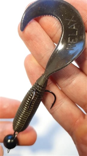 How to rig Relax Twister on a Double Hook 🎣#fishing #handmadelure