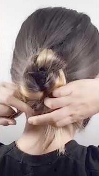 Learn Everyday Natural Self-Hairstyling! How to Tie Your Hair #Hair #Hairstyle #Updo #hair