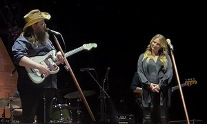 Watch Chris Stapleton Sing A Sweet Little Love Song To His Wife Morgane During The Band Introductions | Whiskey Riff